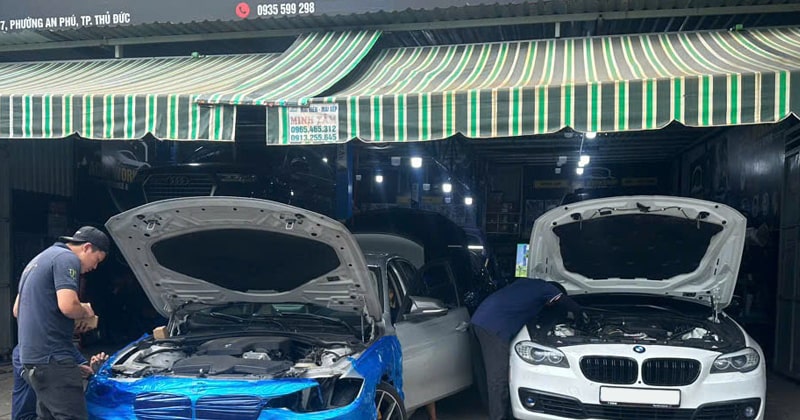 bảo dưỡng xe bmw tại tphcm agm workshop